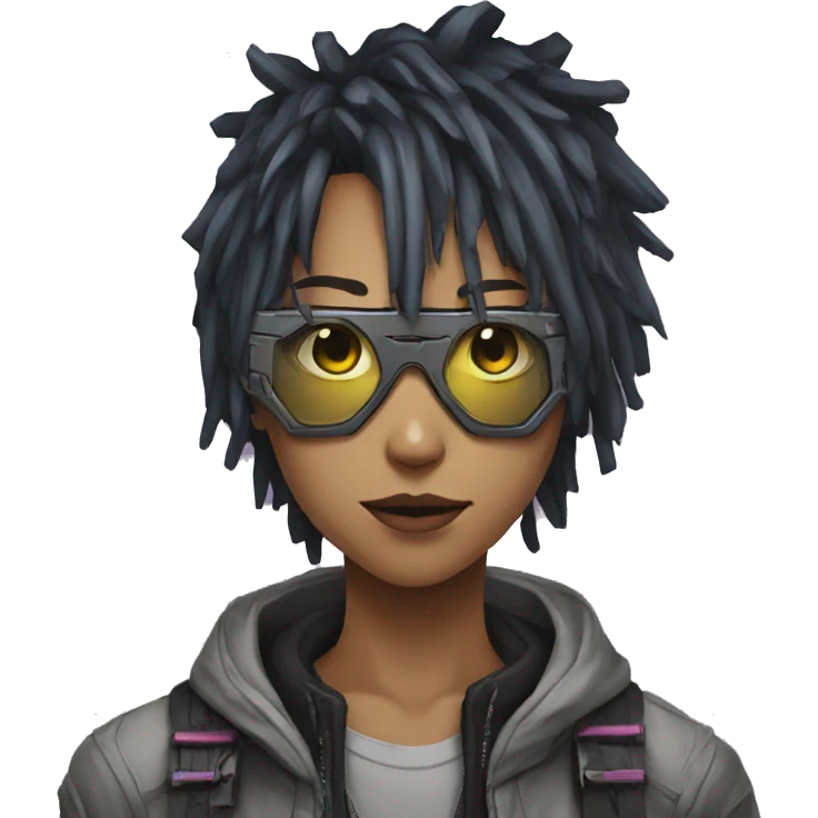 Anime cyberpunk emoji