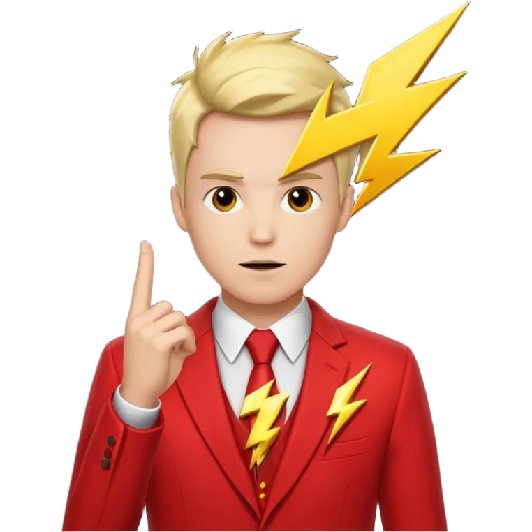 Flash man emoji