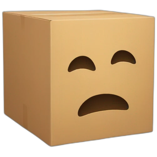 head in a box emoji