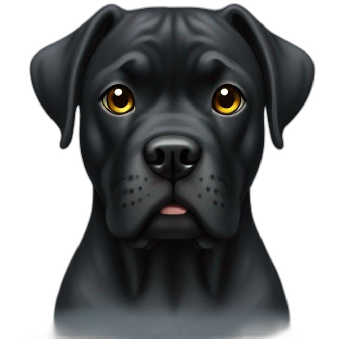 Canecorso negro emoji