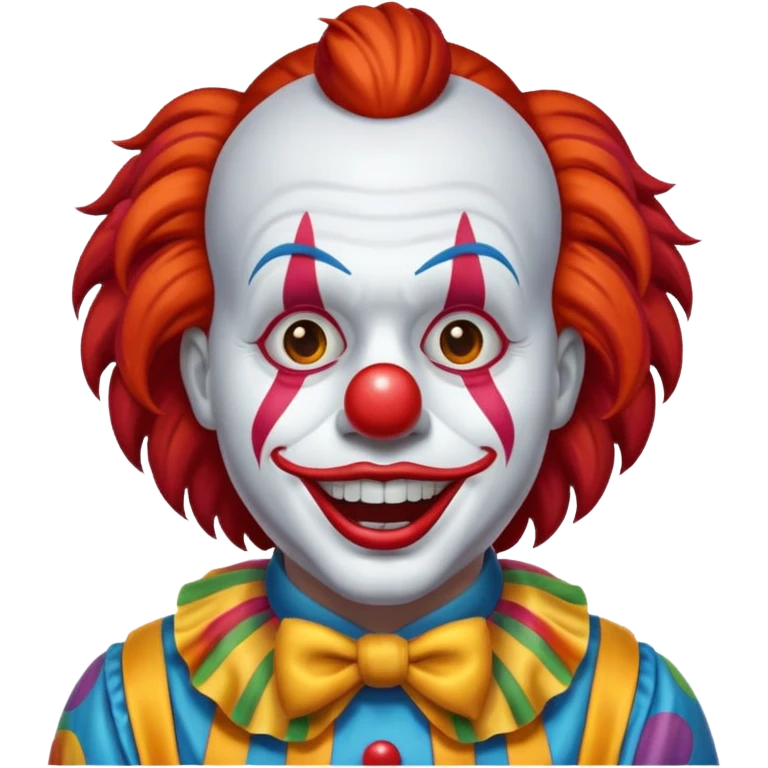 Ein Clown Klatsch mit riesen großen Händen emoji