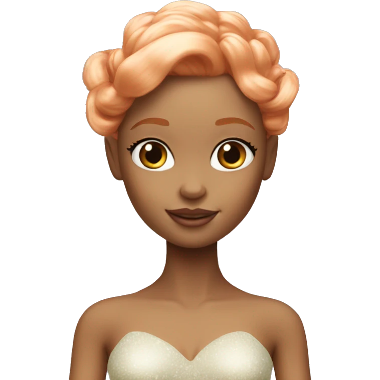 Pale Barbie fairy ginger emoji