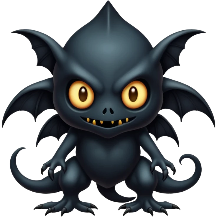 A dark and gloomy and spooky Fakémon-creature emoji