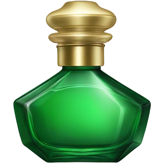 Perfume green bottle  emoji