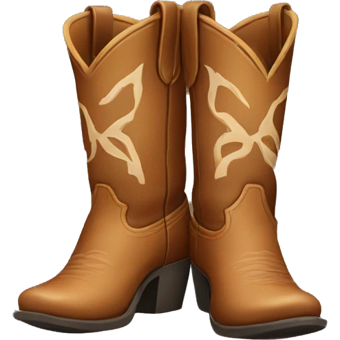 cowgirl boots emoji