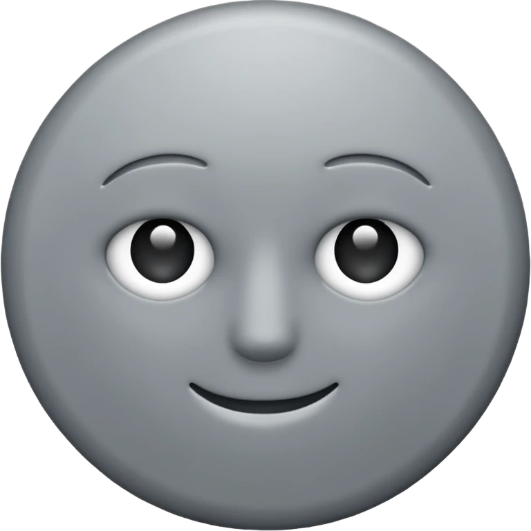 Grey circle emoji