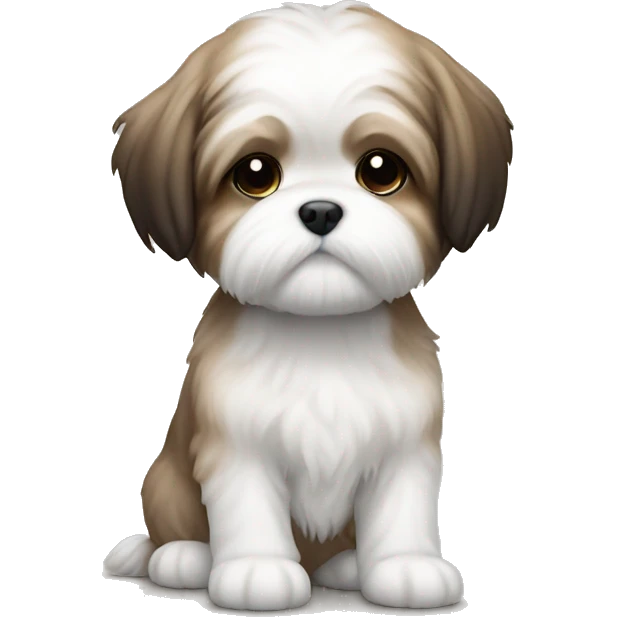 female shih itzu puppy emoji
