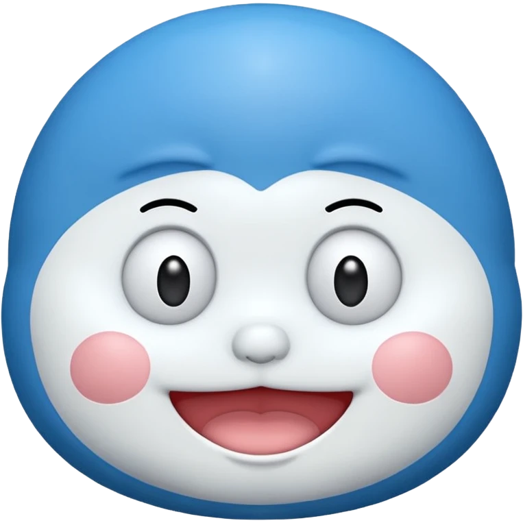 Make some emoji which looks like a pretty doraemon emoji