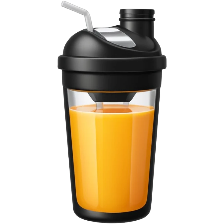 I want a blacke shaker of juice for gym emoji