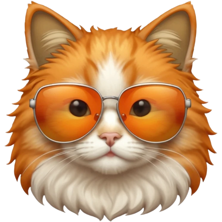 Cat wearing sunglasses emoji
