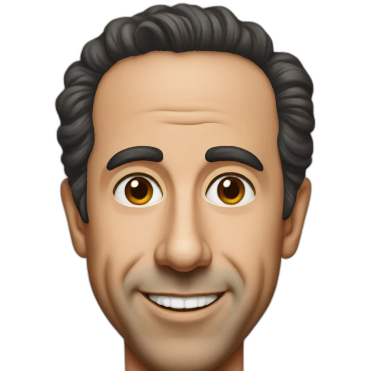 Portrait Jerry Seinfeld emoji