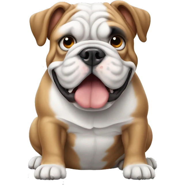 English bulldog  emoji