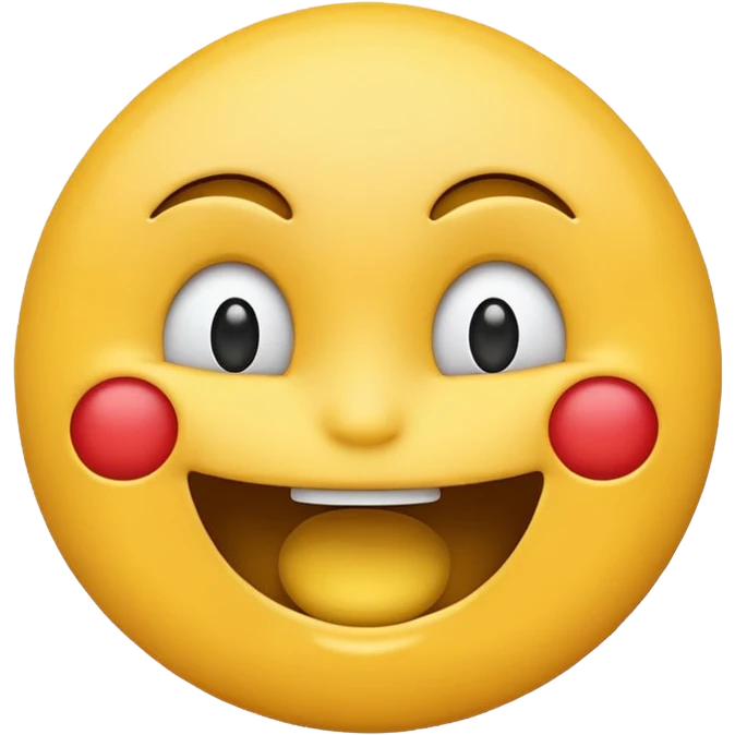 smiling emoji choking itself emoji