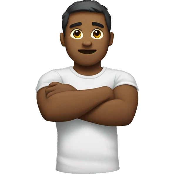 2 full crossed arms  emoji