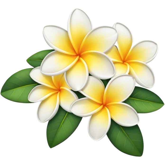 frangipani flower emoji
