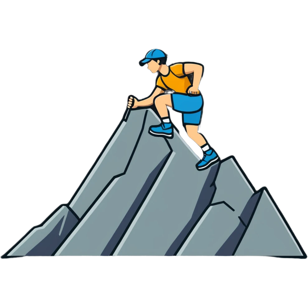 Person doing mountain climber exercise emoji