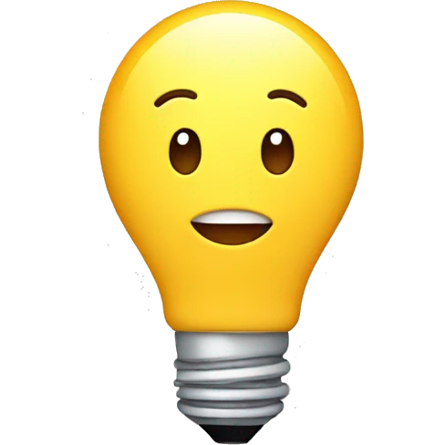 Bulb emoji