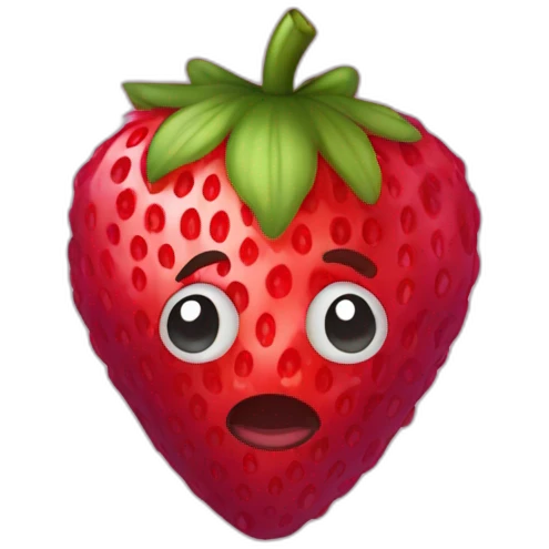 fraise framboise myrtille emoji