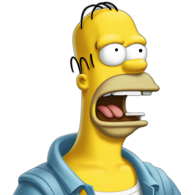 homer simpson drooling emoji