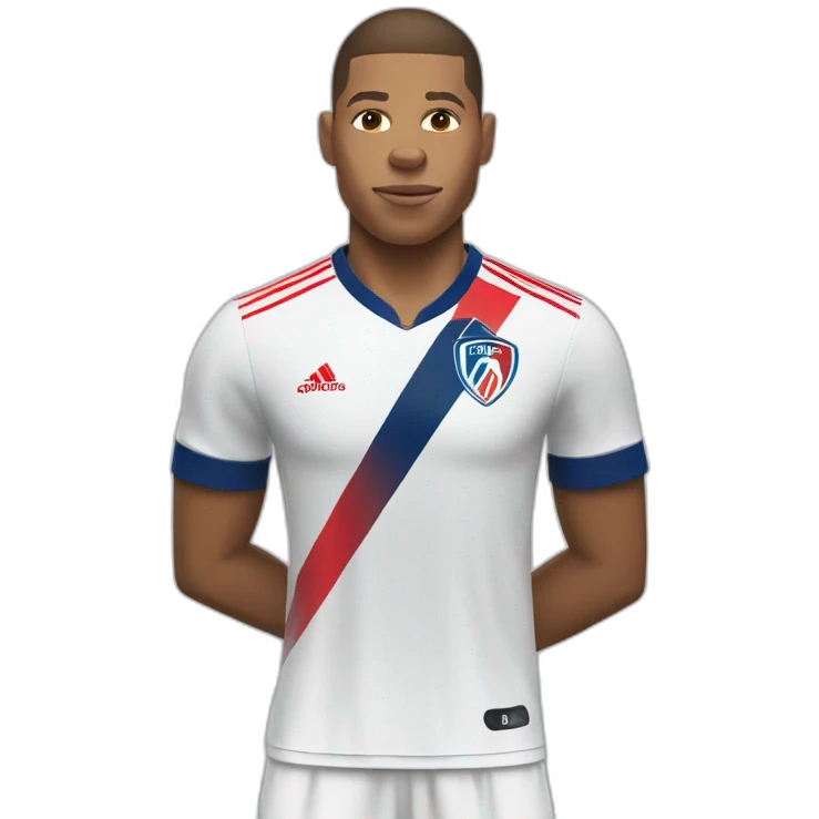 mbappé-playing-football emoji