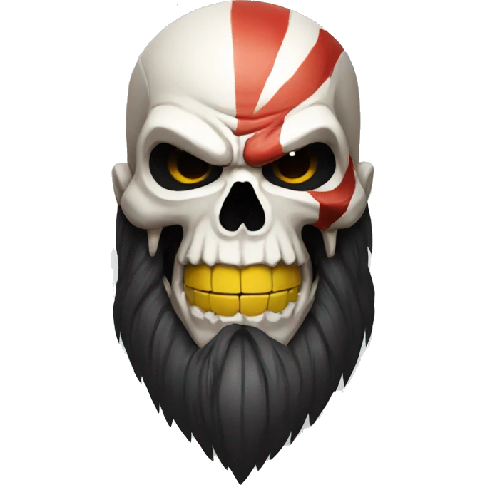 Skull kratos emoji