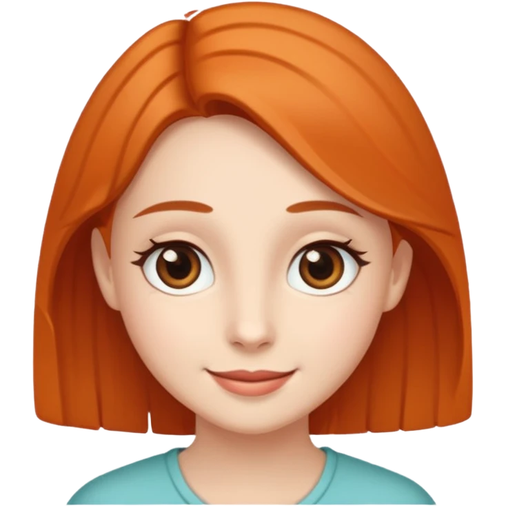 lilly with eyes and smile no face emoji