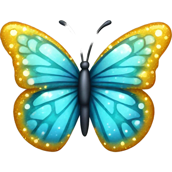 Sparkly butterfly  emoji