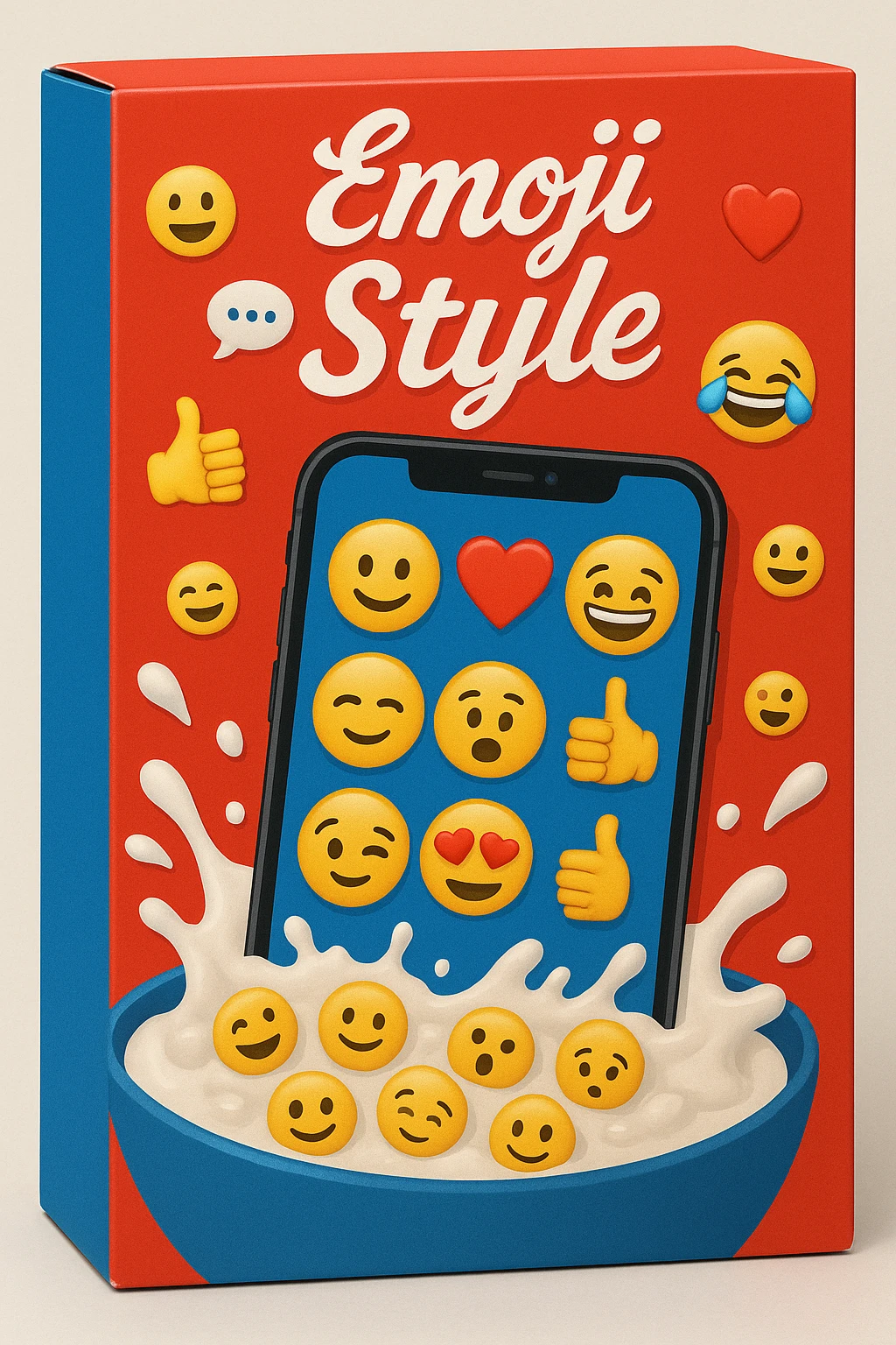 CEREALI PACCO STILE KELLOGS EMOJI STYLE IPHONE emoji