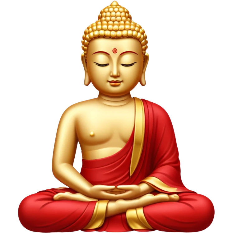 Red Budda  emoji