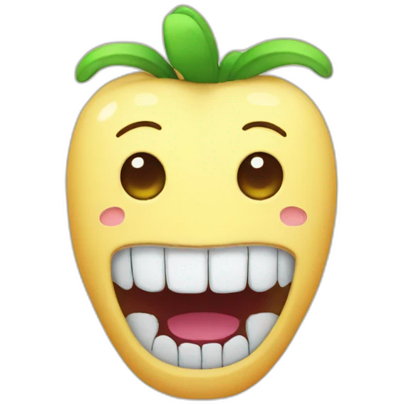 Plush with tooth emoji