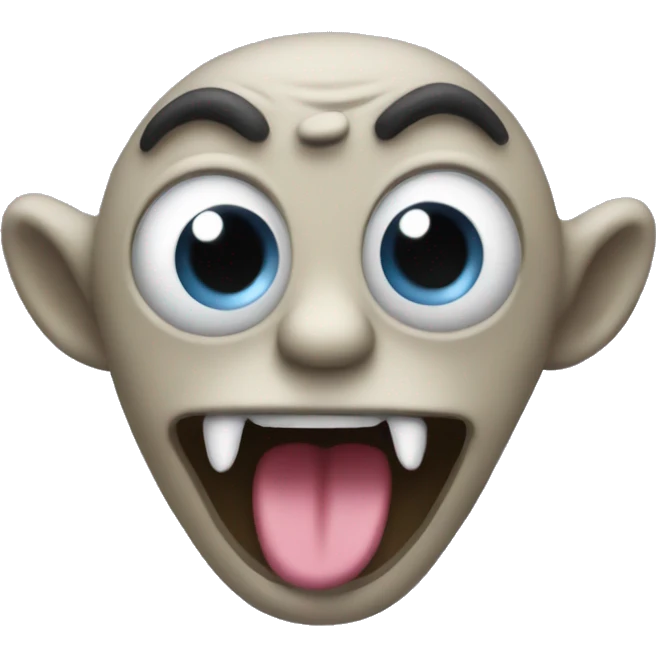 Random imaginary creature funny looking emoji