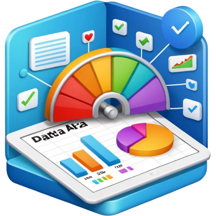 data analyze report chart no technology emoji