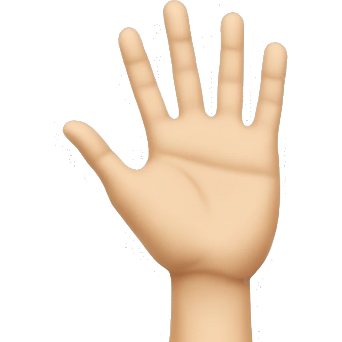 deux mains levant l'index pour faire un sign emoji