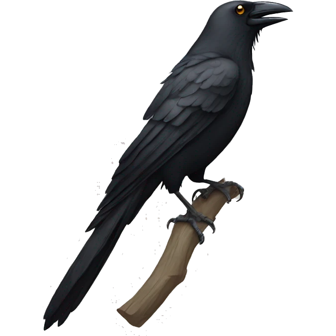 a crow that cry  emoji