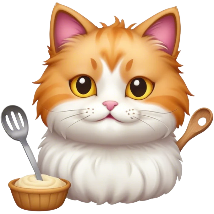 Cat baking  emoji