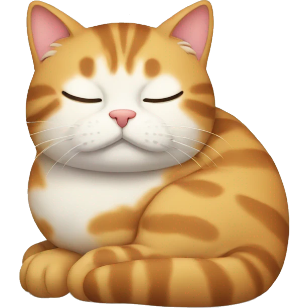 Sleepy cat emoji