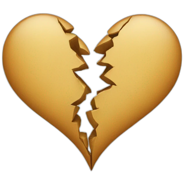 Broken heart emoji