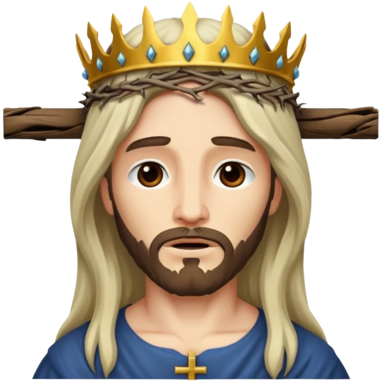 Jesus hanging on the cross emoji