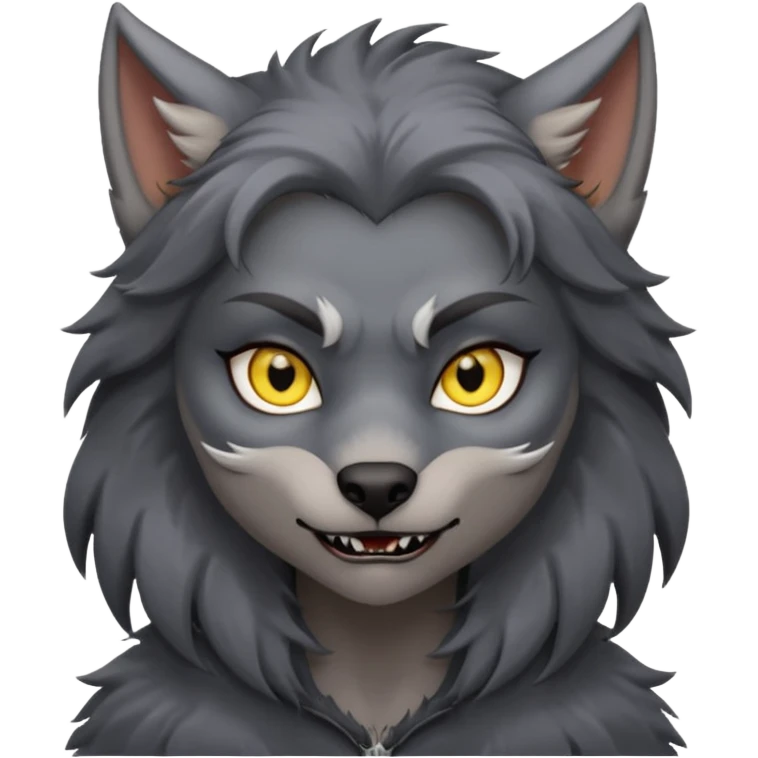 girl werewolf emoji