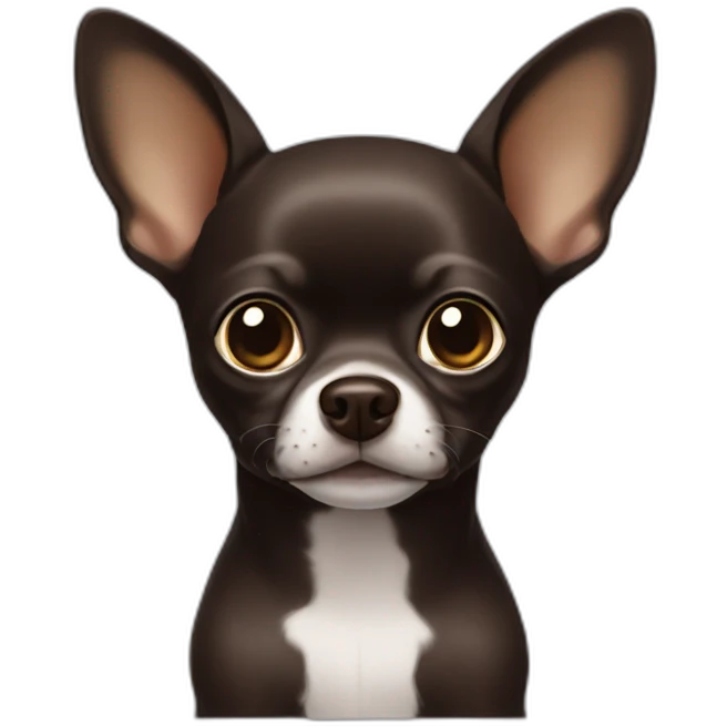 Darkish Brown Chihuahua emoji