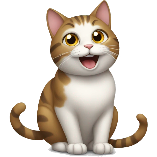 cat singing emoji