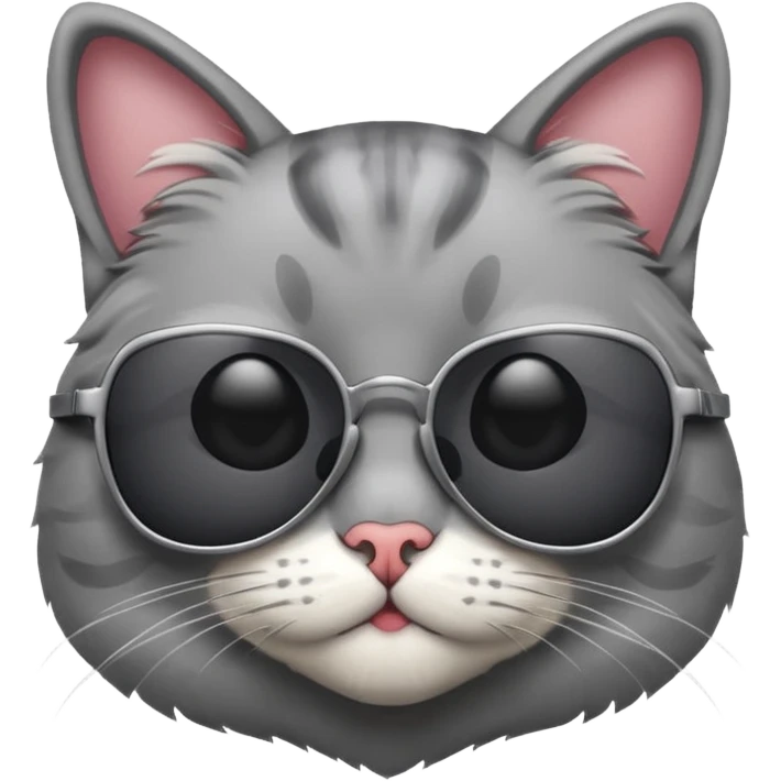 Cat wearing sunglasses emoji