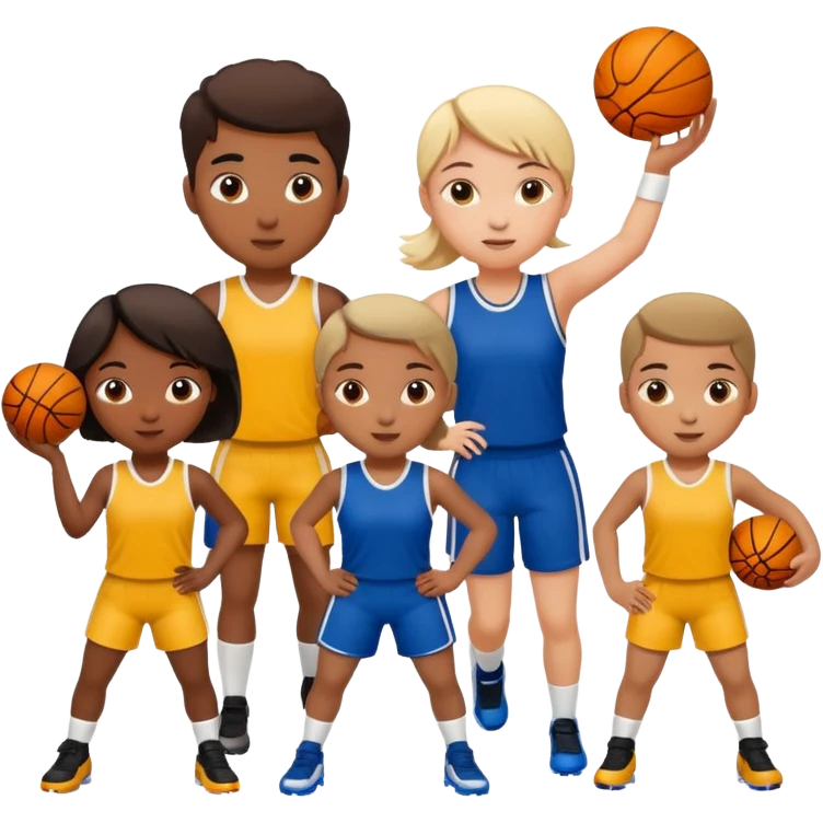 élèves quicoopèrent en faisant su sport emoji