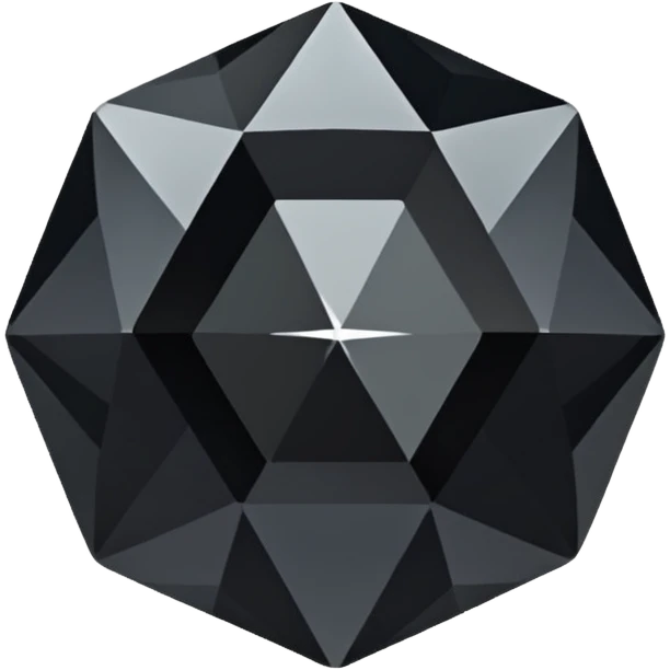 Black diamond emoji