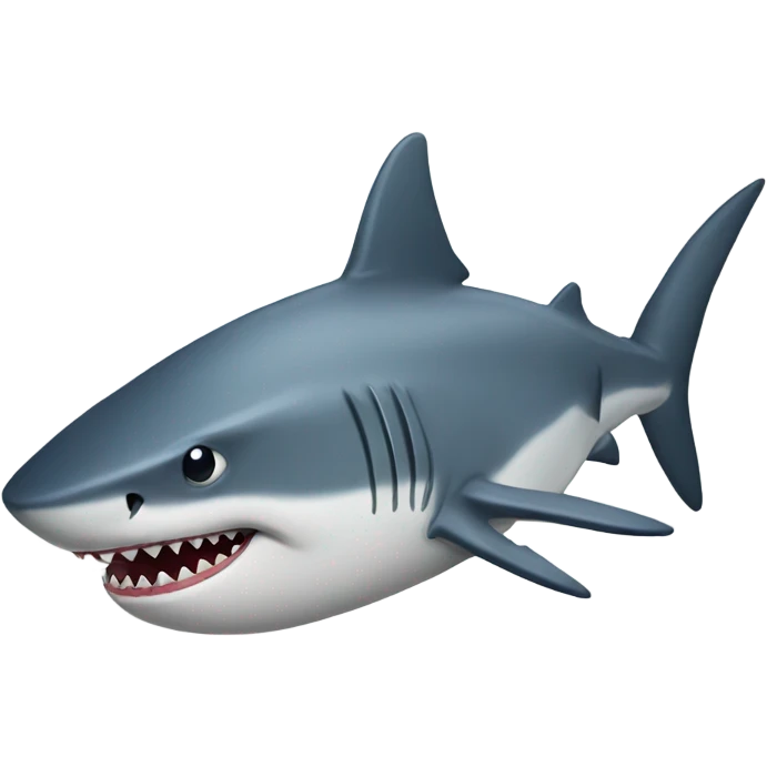 Working shark emoji