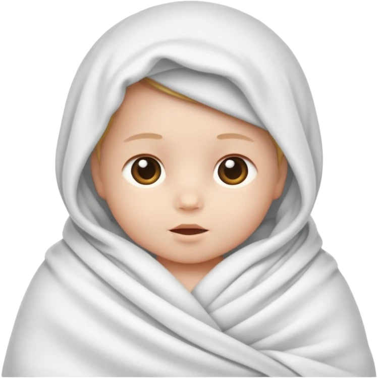 Ребёнок укутанный в одеялко emoji