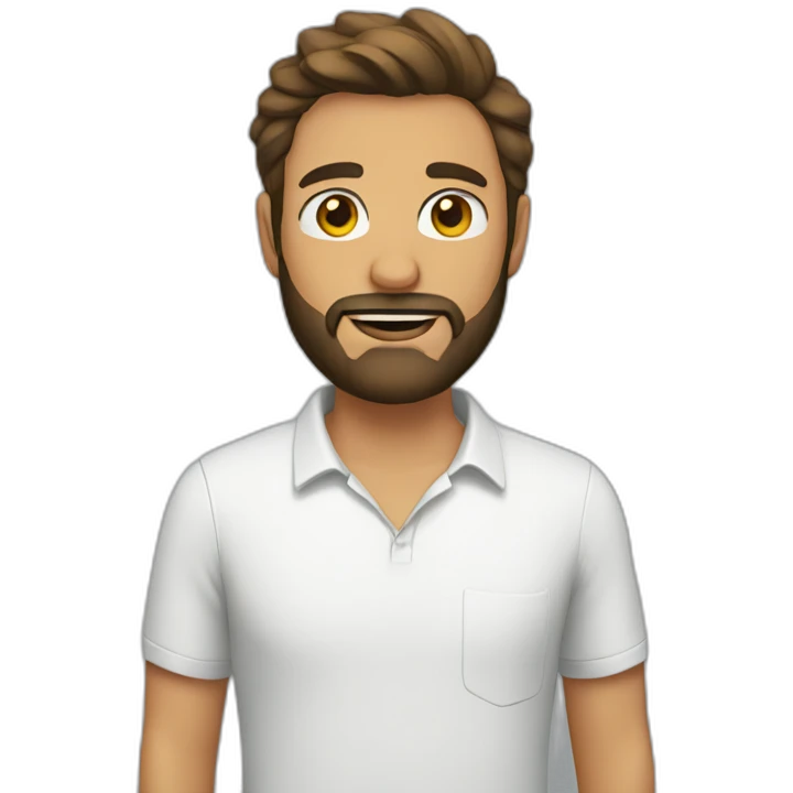 men with beard emoji