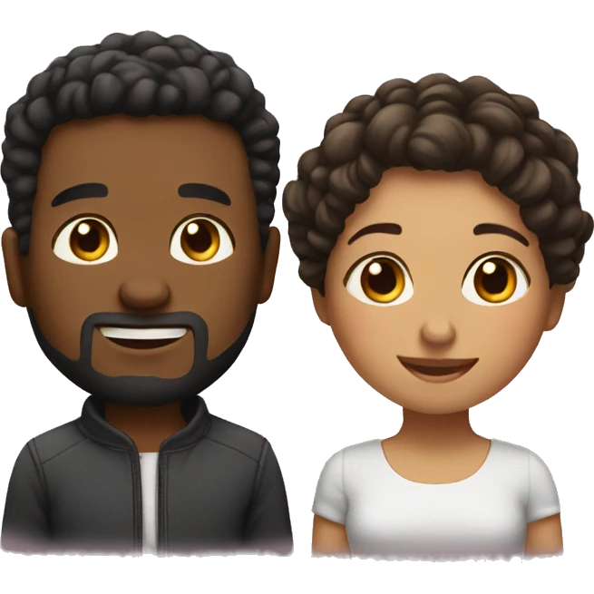 Cute couple emoji