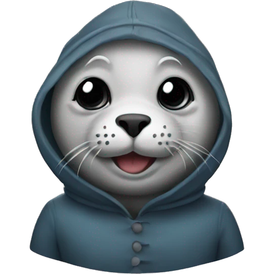 Seal wearing a costume  emoji
