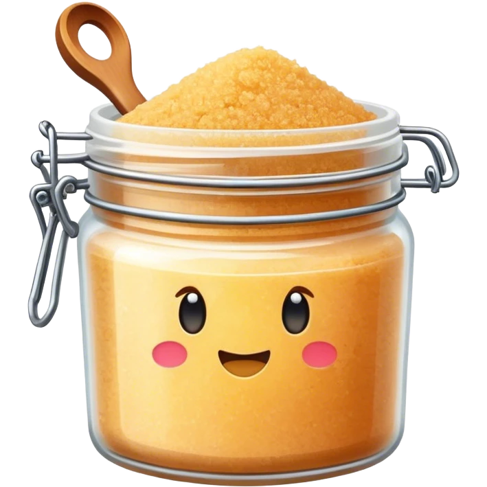 Body scrub container emoji